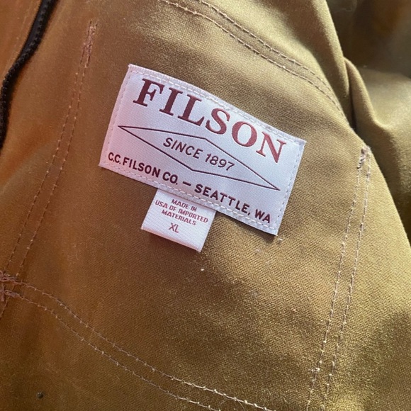 Filson waxed tin cloth jacket RN39126 XL - Picture 2 of 7
